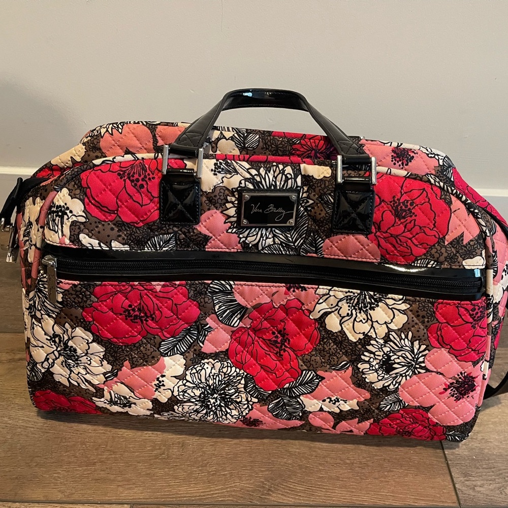 Vera Bradley luggage duffle mocha rouge